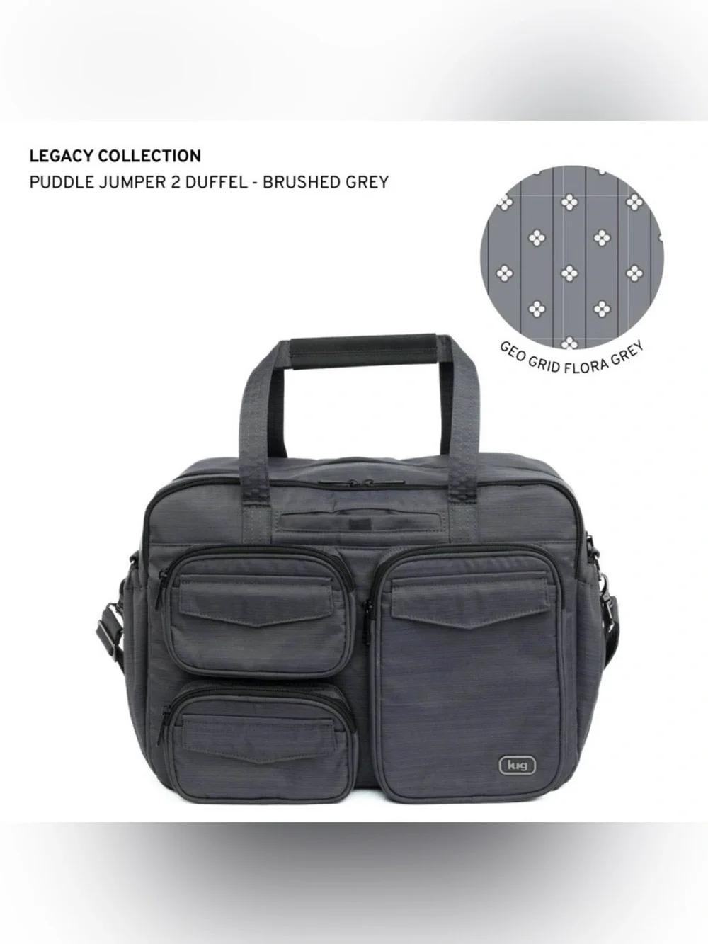 Lug Legacy Collection Puddle Jumper 2 Duffel Bag NWT